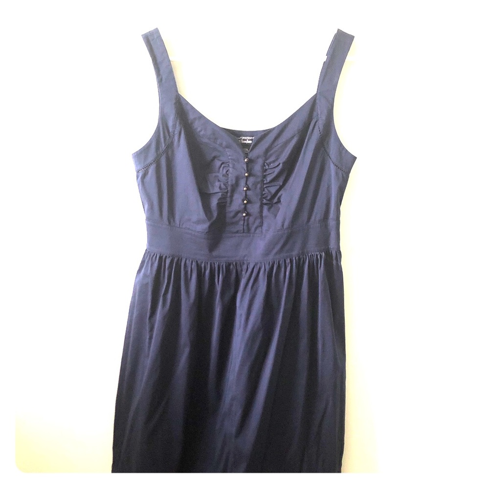 Diane Von Furstenburg navy blue summer dress